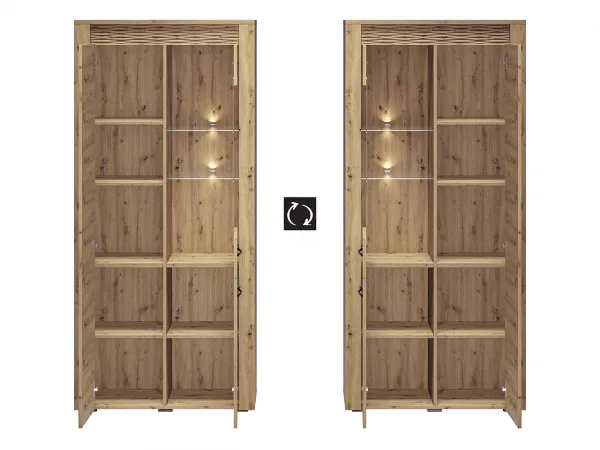 ArtMLM Vitrína LEWIS 04 s LED osvetlením