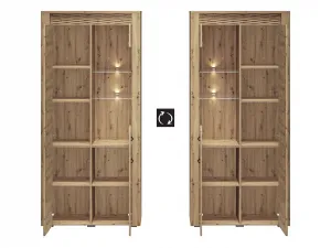 ArtMLM Vitrína LEWIS 04 s LED osvetlením