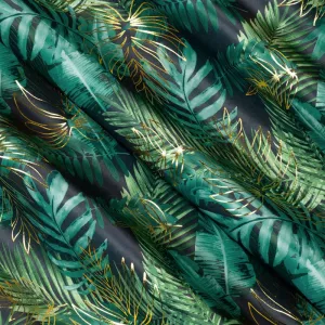 ArtFir Zatemňovací záves DAVOS K | čierna/zelená 140 x 250 cm