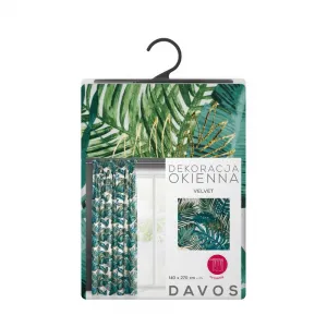 ArtFir Zatemňovací záves DAVOS P | zelená 140 x 270 cm