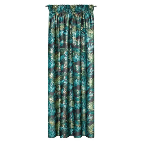 ArtFir Zatemňovací záves DAVOS  P | čierna/zelená 140 x 270 cm