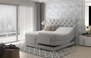 ArtElta Manželská polohovateľná posteľ CLOVER Boxspring | 180 x 200 cm farebné prevedenie: Monolith 77