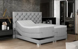 ArtElta Manželská polohovateľná posteľ CLOVER Boxspring | 140 x 200 cm farebné prevedenie: Monolith 77