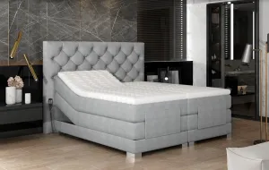 ArtElta Manželská polohovateľná posteľ CLOVER Boxspring | 140 x 200 cm farebné prevedenie: Monolith 77