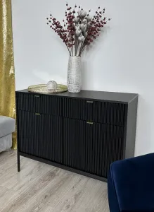 ArtPS Komoda MONA KSZ-104 | čierna