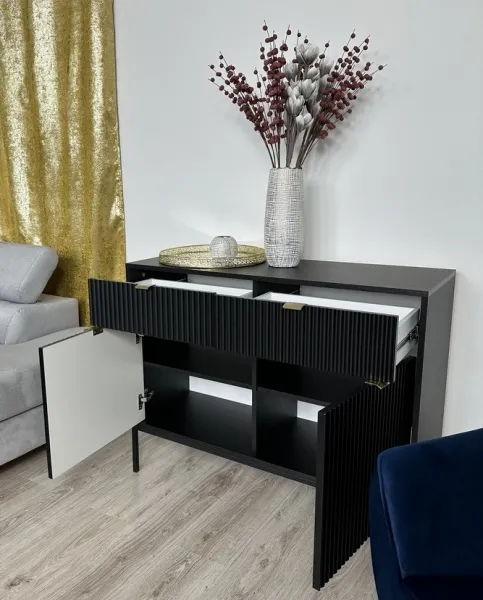ArtPS Komoda MONA KSZ-104 | čierna