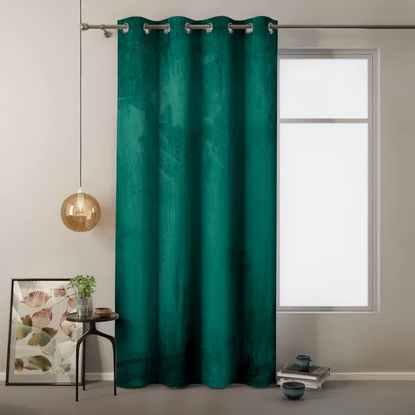 ArtFlhf Tieniaci záves VELVET Eyelets K | 140 x 245 cm Farba: Biela