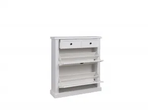 ArtAdrk Botník na topánky GALINEO P01 | biela