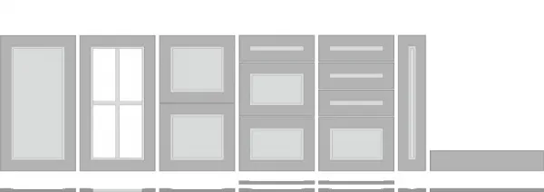 ArtExt Dvierka na umývačku riadu ZM/45 Forli Farba korpusu: Grey