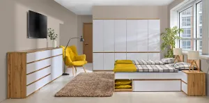 Dolmar Posteľ ARCHA AR9 | 90 x 195 cm Farba: Biela