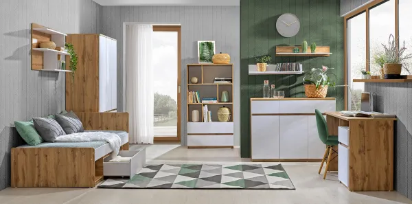 Dolmar Posteľ ARCHA AR9 | 90 x 195 cm Farba: Biela