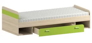 Dolmar Detská posteľ CORNETO L13 | 80 x 195 cm Farba: Biely briliant / dub nash