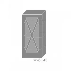 ArtExt Kuchynská skrinka horná, W4S/45 Tivoli Farba korpusu: Grey