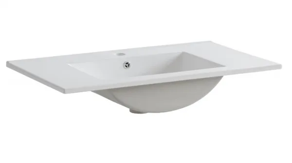 ArtCom Keramické umývadlo CFP 80D | biely lesk 80 cm