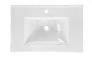 ArtCom Keramické umývadlo CFP 80D | biely lesk 80 cm