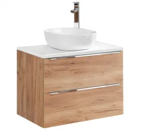 ArtCom Doska pod umývadlo CAPRI White | biely lesk Capri | biela: Doska pod umývadlo 890 - 60 cm