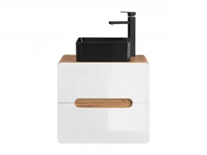 ArtCom Keramické umývadlo UM-6276 SLIM 40 | čierny mat 40 cm