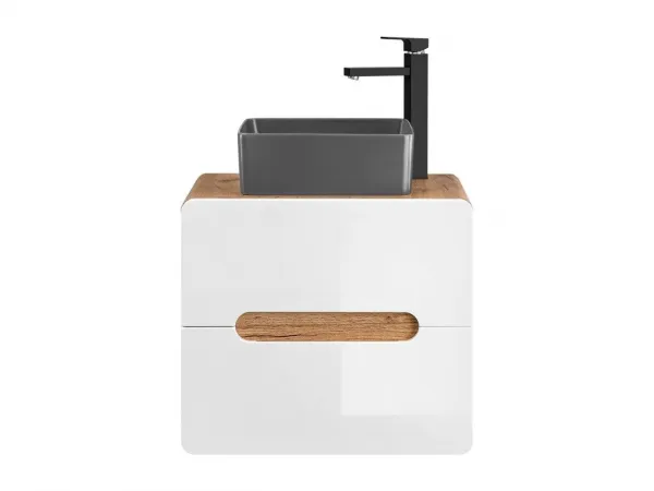 ArtCom Keramické umývadlo UM-6276 SLIM 1 | sivý mat 40 cm