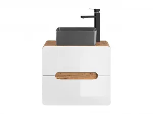ArtCom Keramické umývadlo UM-6276 SLIM 1 | sivý mat 40 cm