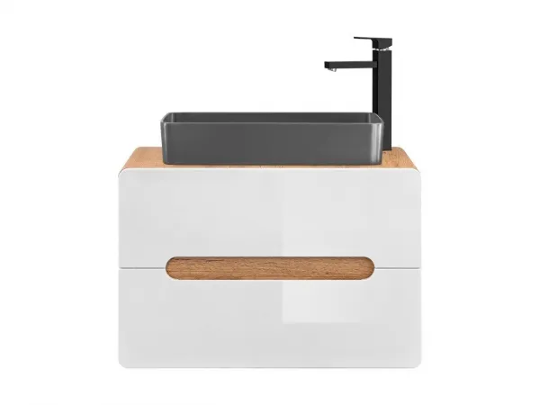 ArtCom Keramické umývadlo UM-6275 SLIM 2 | sivý mat 60 cm