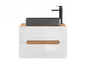ArtCom Keramické umývadlo UM-6275 SLIM 2 | sivý mat 60 cm