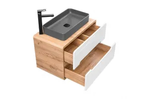 ArtCom Keramické umývadlo UM-6275 SLIM 2 | sivý mat 60 cm