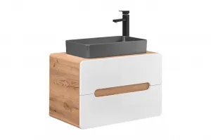 ArtCom Keramické umývadlo UM-6275 SLIM 2 | sivý mat 60 cm