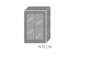 ArtExt Kuchynská skrinka horná, W2S/50 Pescara Farba korpusu: Grey
