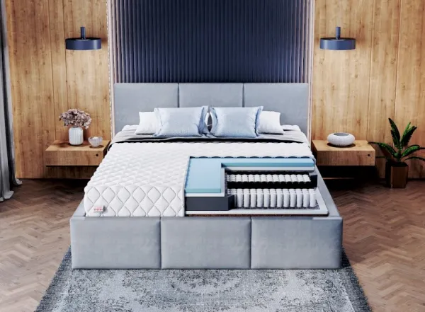 FDM Taštičkový matrac LAVAL Premium Jersey | 100 x 200 cm