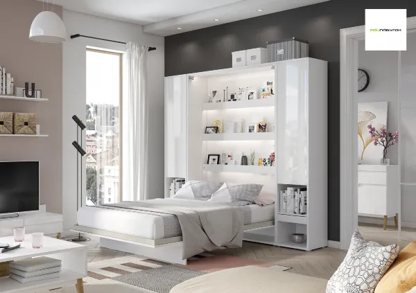 Dig-net nábytok Skrinka Lenart BED CONCEPT BC-07 | biela