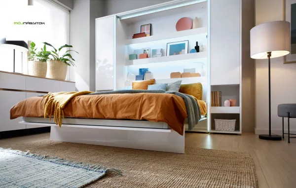 Dig-net nábytok Skrinka Lenart BED CONCEPT BC-07 | biela