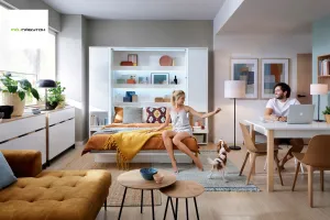 Dig-net nábytok Skrinka Lenart BED CONCEPT BC-07 | biela