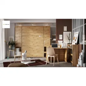 Dig-net nábytok Sklápacia posteľ Lenart BED CONCEPT BC-06 biela | 90 x 200 cm