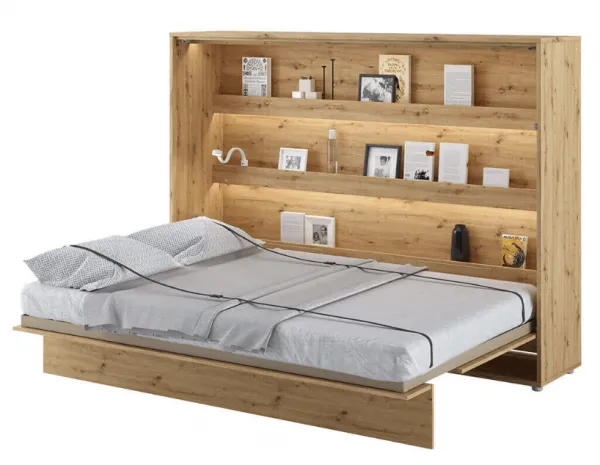 Dig-net nábytok Sklápacia posteľ Lenart BED CONCEPT BC-04 dub artisan | 140 x 200 cm