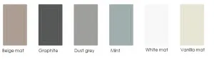 ArtExt Dvierka na umývačku riadu ZM/60 Quantum Farba korpusu: Grey