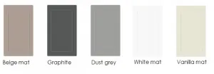 ArtExt Dvierka na umývačku riadu ZM 57/45 Quantum Farba korpusu: Grey