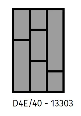 ArtExt Príborník Hettich do skrinky D4A/40