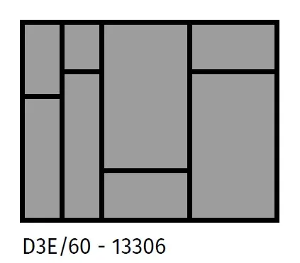 ArtExt Príborník Hettich do skrinky D3A/60