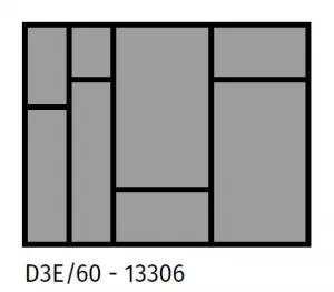 ArtExt Príborník Hettich do skrinky D3A/60
