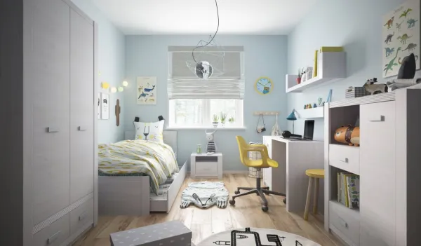 ArtExt Jednolôžková posteľ MACY No Z01 | 90 x 200 cm Prevedenie: Posteľ MACY No Z01