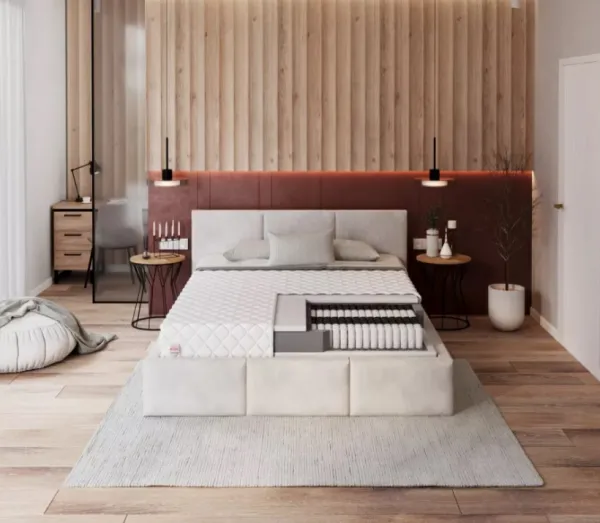 FDM Taštičkový matrac TREVISO Premium Jersey | 100 x 200 cm