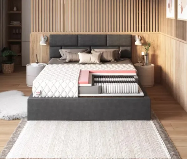 FDM Taštičkový matrac IVREA Premium Jersey | 200 x 200 cm