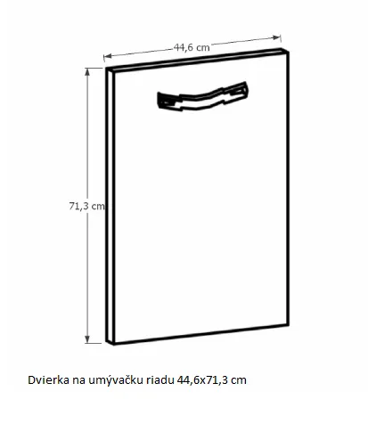 Tempo Kondela Kuchynská linka Provance Provance: Spodná skrinka D40S4 - 40x82x47 cm