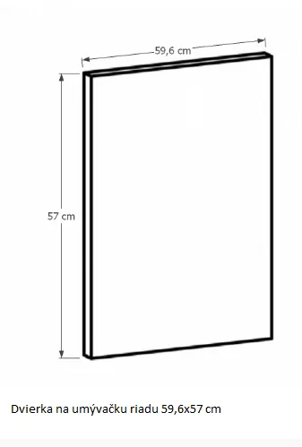 Tempo Kondela Kuchynská linka Provance Provance: Spodná skrinka D40S4 - 40x82x47 cm