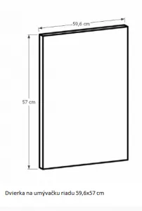 Tempo Kondela Kuchynská linka Provance Provance: Spodná skrinka D40S4 - 40x82x47 cm