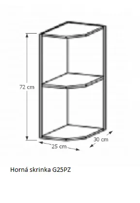 Tempo Kondela Kuchynská linka Provance Provance: Spodná skrinka D40S4 - 40x82x47 cm