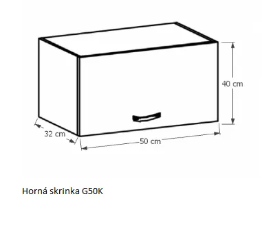 Tempo Kondela Kuchynská linka Provance Provance: Spodná skrinka D40S4 - 40x82x47 cm