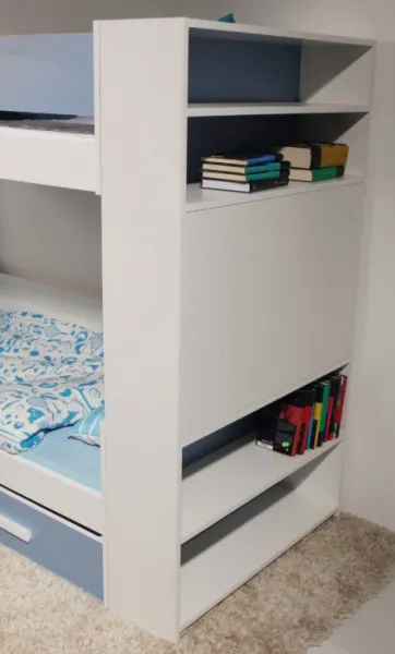 ArtBed Detská poschodová posteľ GASPAR | 80 x 180 cm Prevedenie: Morenie - Farba