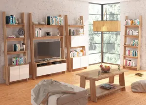 ArtCross Regál RACK 08 | 80-2D Farba: craft biely / grafit