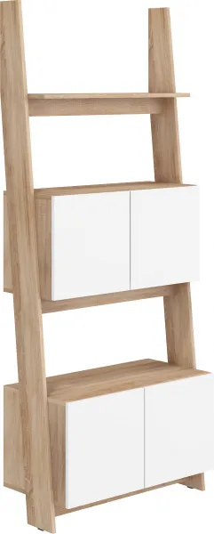 ArtCross Regál RACK 08 | 80-2D Farba: craft biely / grafit